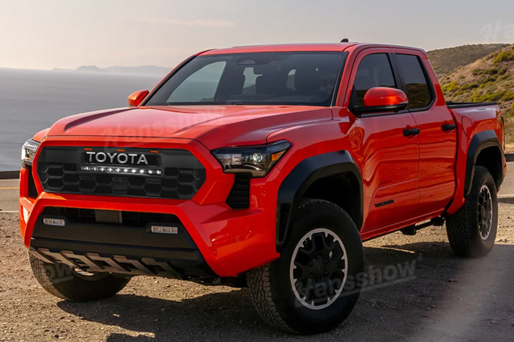 TRD Pro Style Front Grille Upgrade: Give Your Toyota Tacoma a Bold, Off-Road-Ready Look