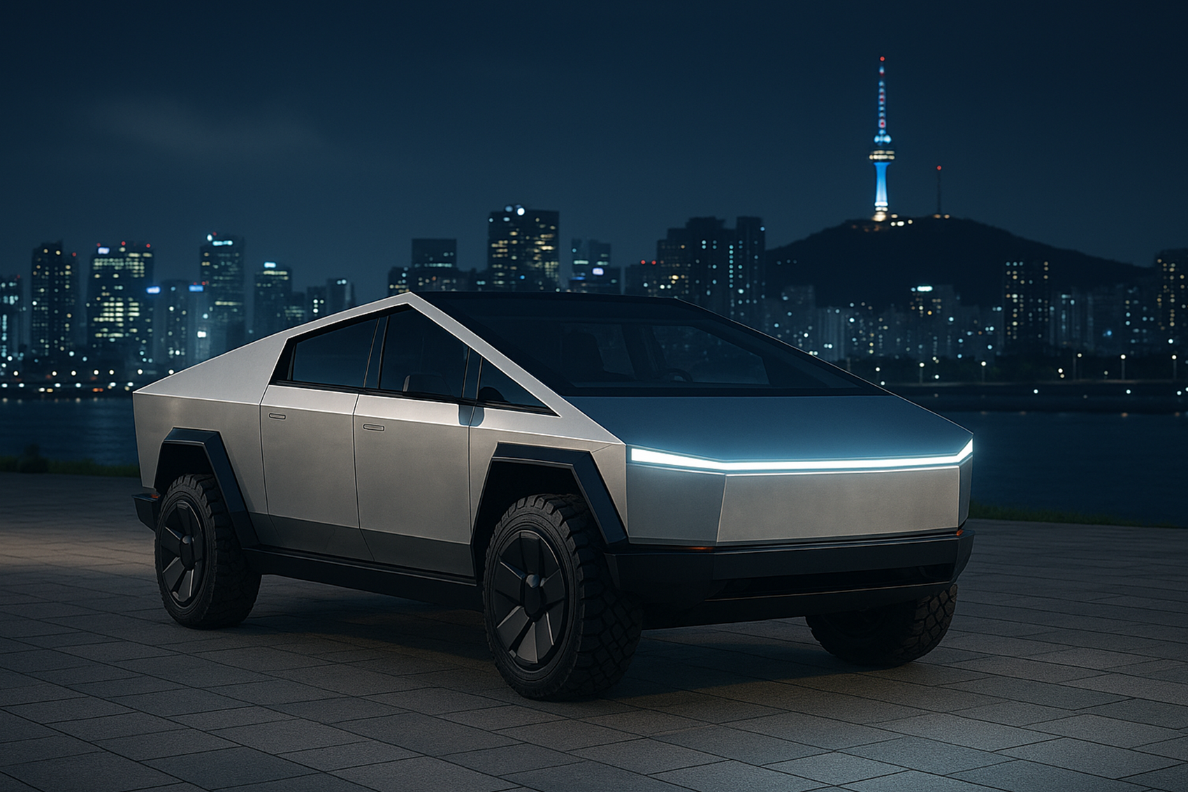 Tesla Officially Launches the Cybertruck in Korea