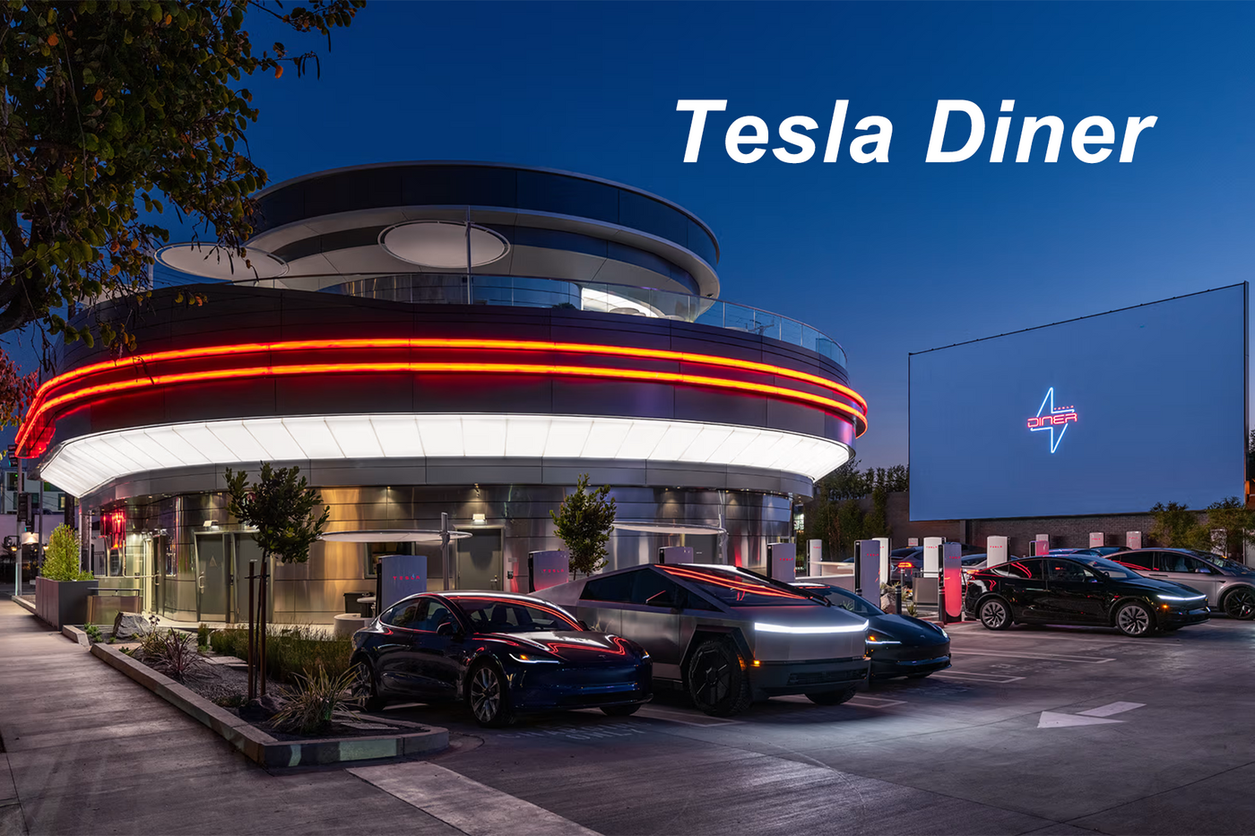Tesla’s Diner of the Future: A Nostalgic, Futuristic Experience in Hollywood