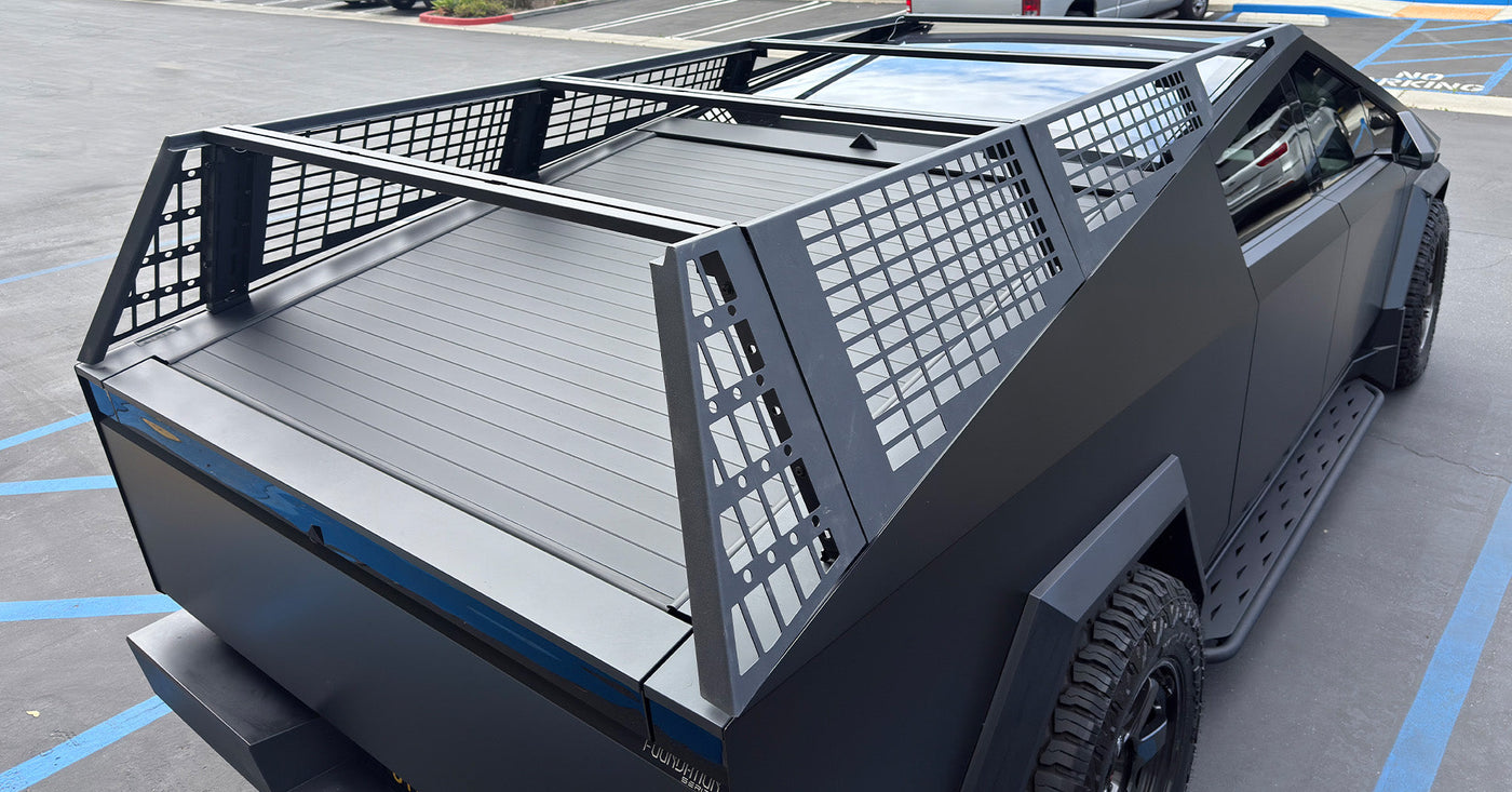 The Ultimate Cybertruck Roof Rack That Redefines Utility and Style with Hansshow MOLLE Panel Platform