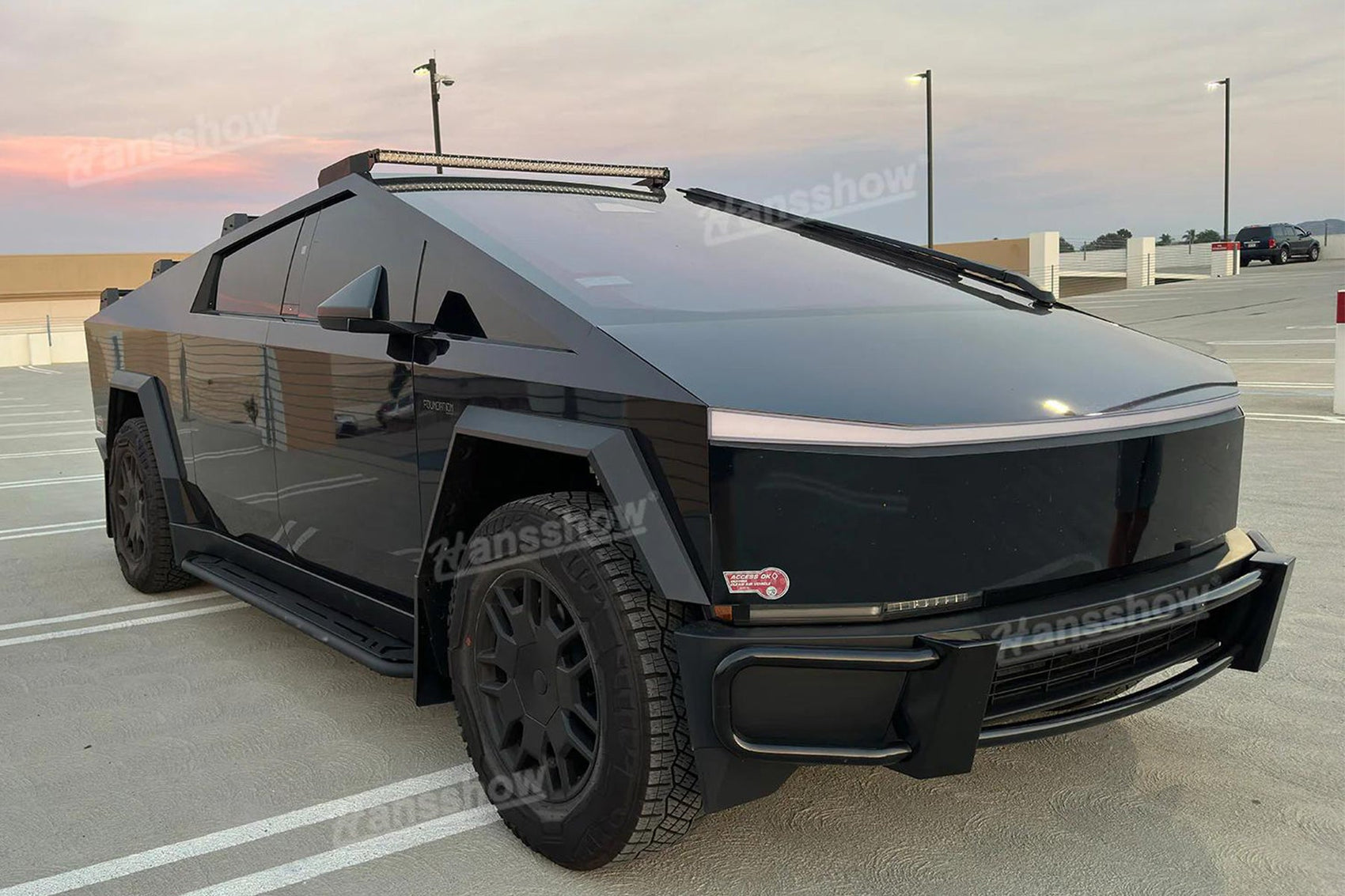 Tesla Cybertruck Front Bumper Bar Steel Guard Adds Rugged Style and Protection