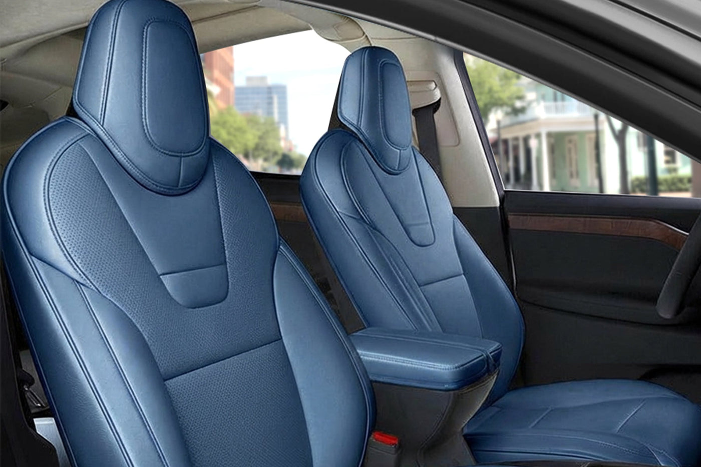 OEM Style Interior Upgrade for Tesla Model X Elevate Comfort and Protection with a Factory Inspired Look