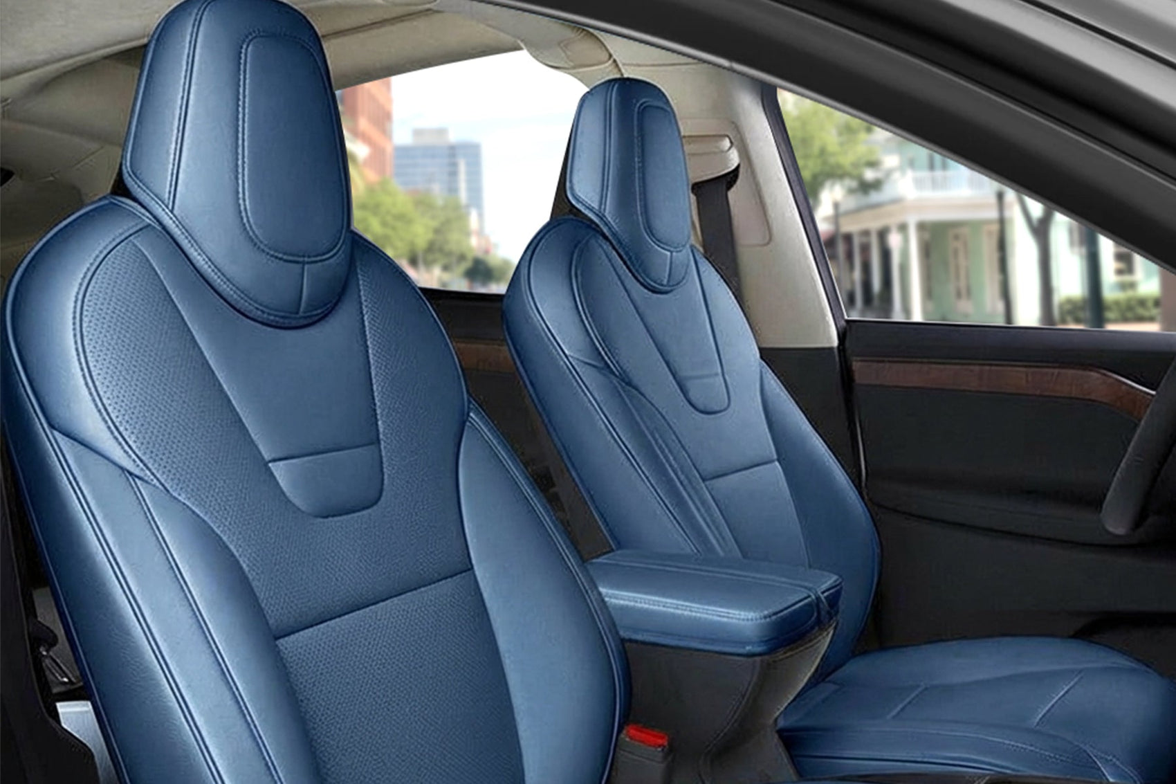 OEM Style Interior Upgrade for Tesla Model X Elevate Comfort and Protection with a Factory Inspired Look