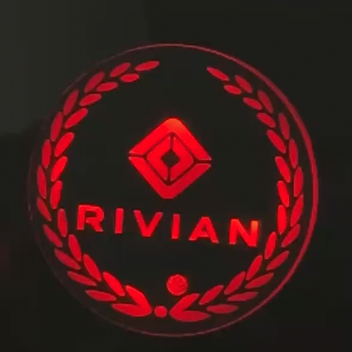 Rear Quarter Window Ambient Light Acrylic LED Lighting Upgrade for Rivian
