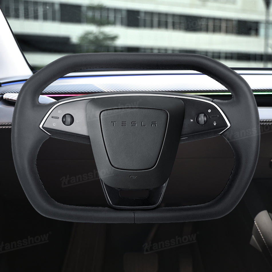 Model Y Juniper/3 Highland Cybertruck Style Steering Wheel 5.0 Inspired by Cybertruck