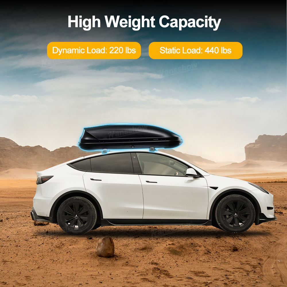 Tesla Model Y Roof Rack With Roof Spoiler Tail Wing Aluminum Alloy