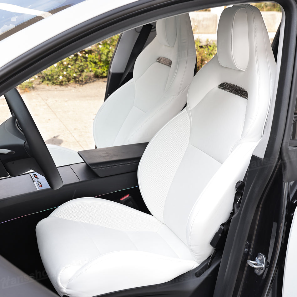 Model Y Juniper Seat Replacement Sport Seats NAPPA Leather OEM Foam Front Seats (Performance Look)