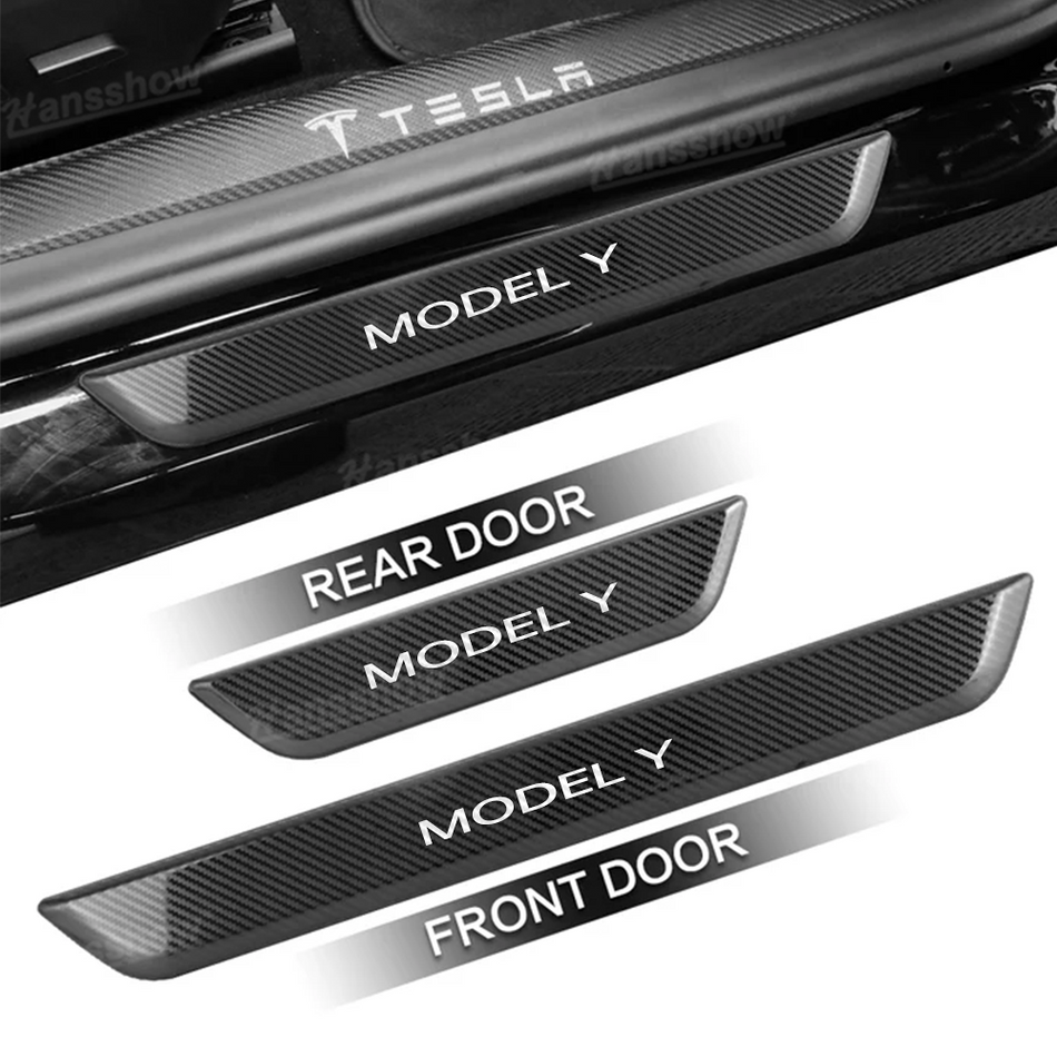 Model Y LED illuminated Welcome Pedal Door Sill Protector