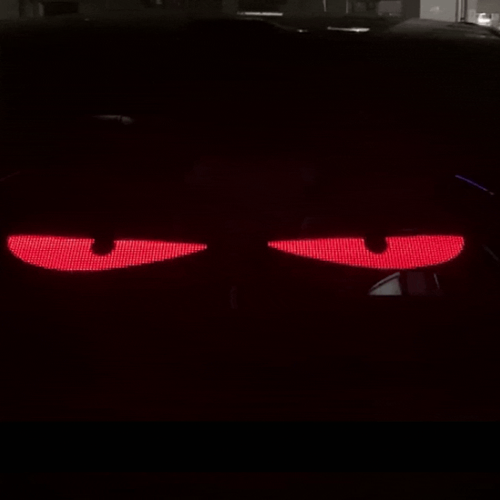 Model Y Juniper Devil Eyes Lights Flexible LED Windshield Light Kit