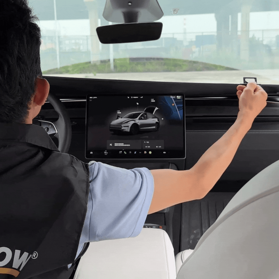 Model Y Juniper Retractable Windshield Sunshade for Tesla Model 3/Y/S/X Heat Blocking & UV Protection Sun Visor