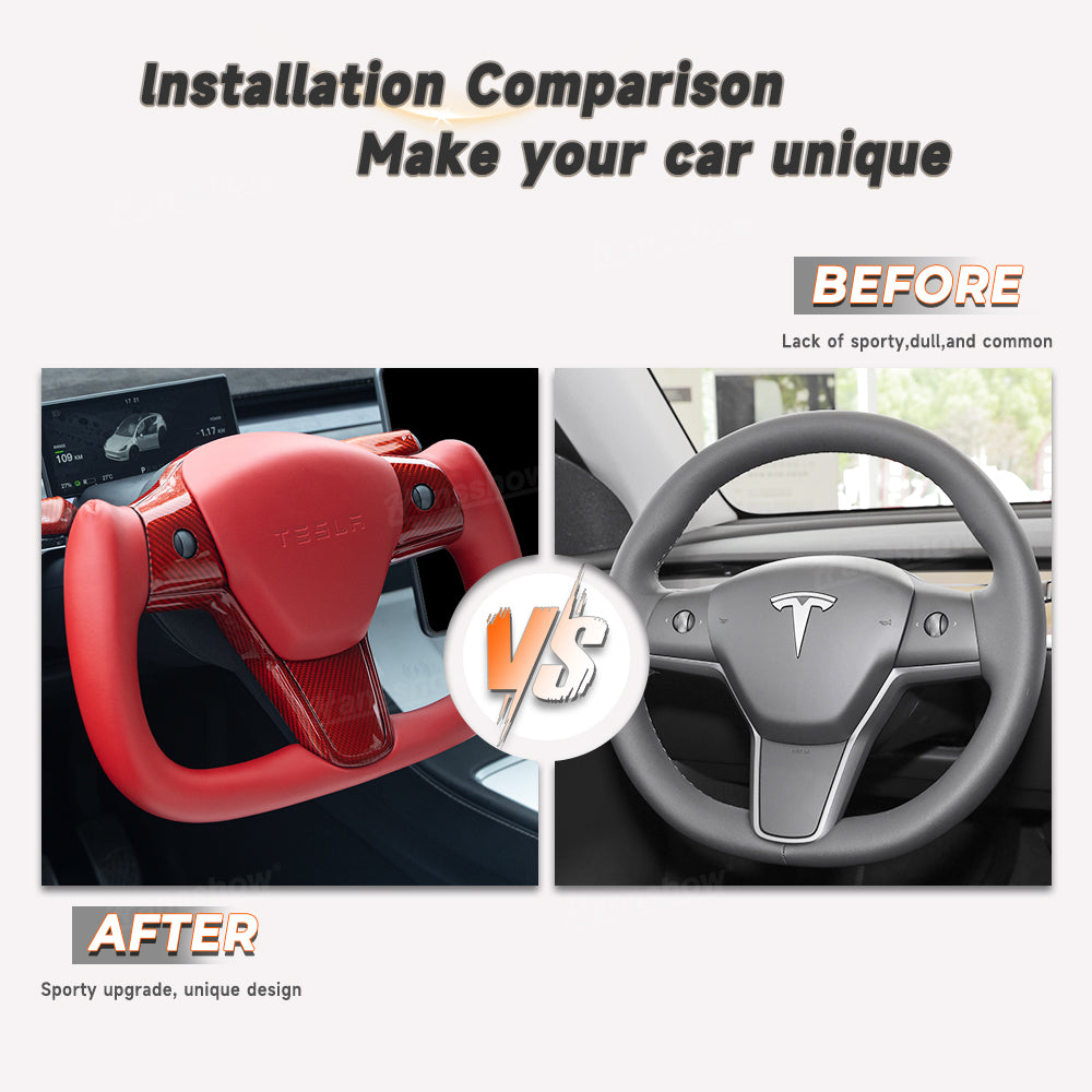 テスラ ヨークステアリング ヨークハンドル ヒーター付き 高品質 横浜