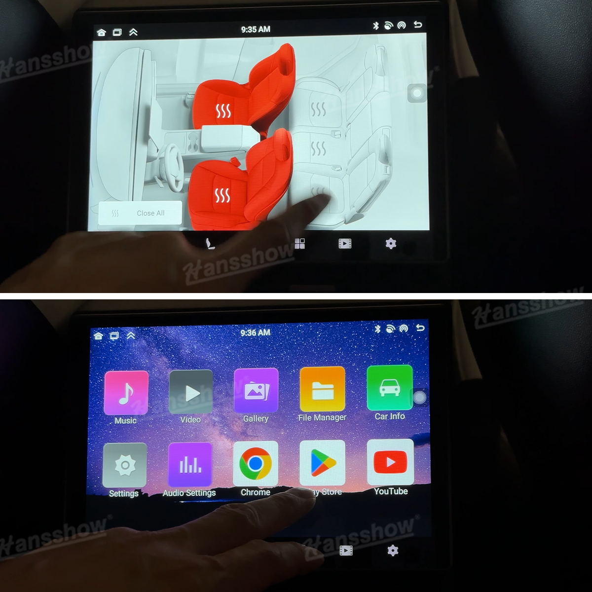 Upgrade Tesla Rear Seats with H86 Android Entertainment Screen Upgrade Tesla Rear Seats with H86 Android Entertainment Screen