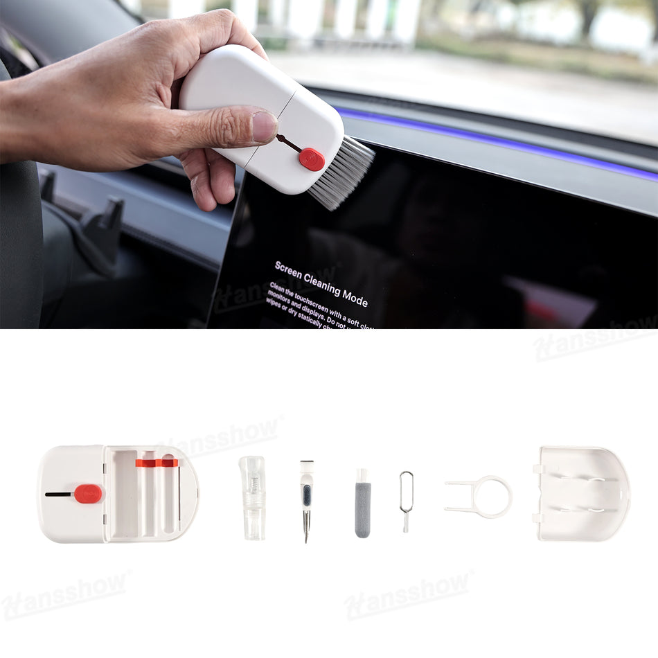 Screen Cleaner for Tesla Center Screen with Built-in Cleaning Solution for Model Y Juniper&3/Y/S/X/Cybertruck