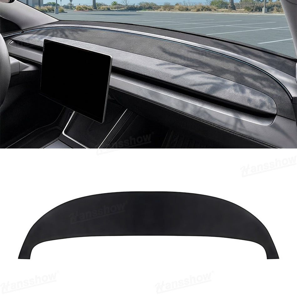 Model Y Juniper Dashboard Cover Custom Fit Suede Anti Glare Sun Protection Dashboard Blackout Mat