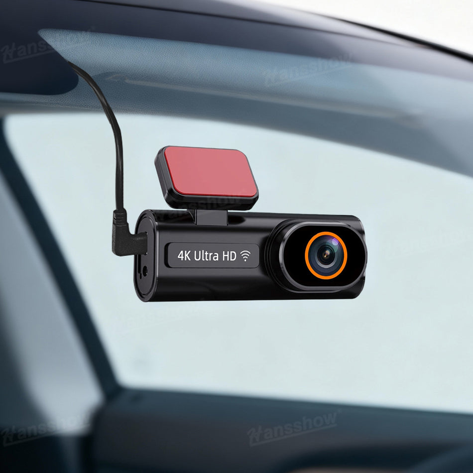 4K Front/1080P Rear Dash Cam with 1.97 Inch Screen for Tesla Model Y Juniper&3/Y/S/X/Cybertruck