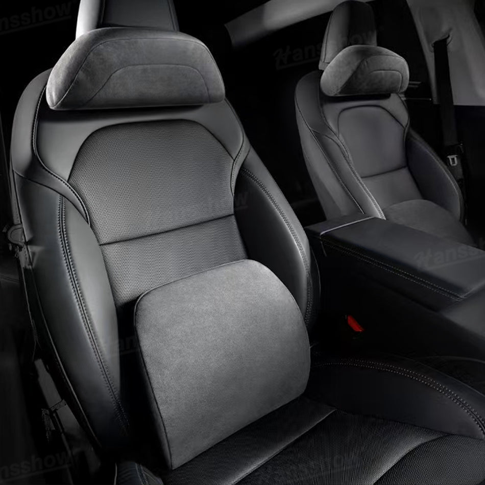 Headrest & Lumbar Support Pillow for Model 3/3 Highland/Y/Y Juniper Ultra Soft Memory Foam Seat Pillow with OEM Style