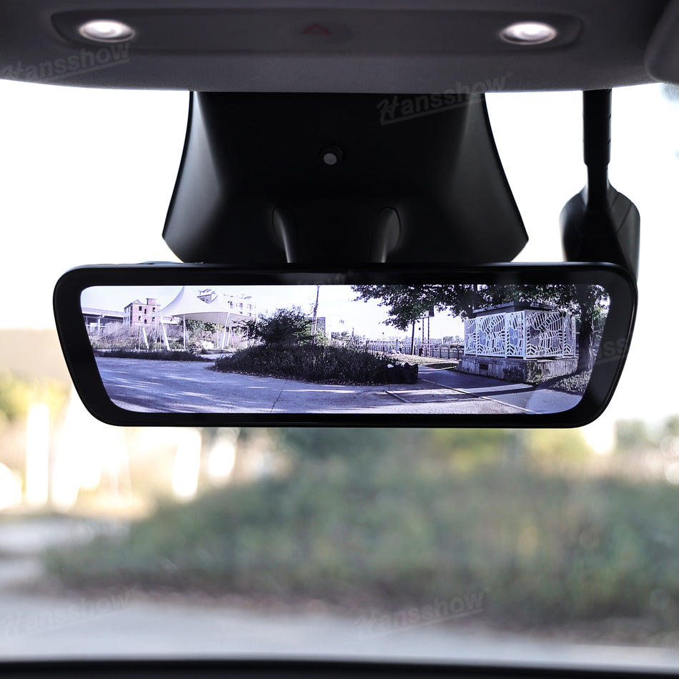 Model Y Juniper/3 Highland Media Rearview Mirror Dash Cam 9.35 Inch Live Streaming Recorder for Tesla