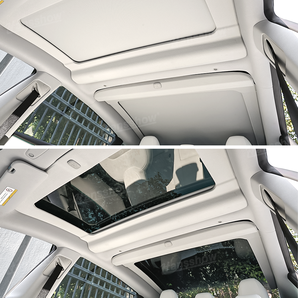 2017-2023 Model 3 ガラス　ルーフ サンシェード フロント＆リア 2017-2023 Model 3 ガラス ルーフ サンシェード フロント＆リア