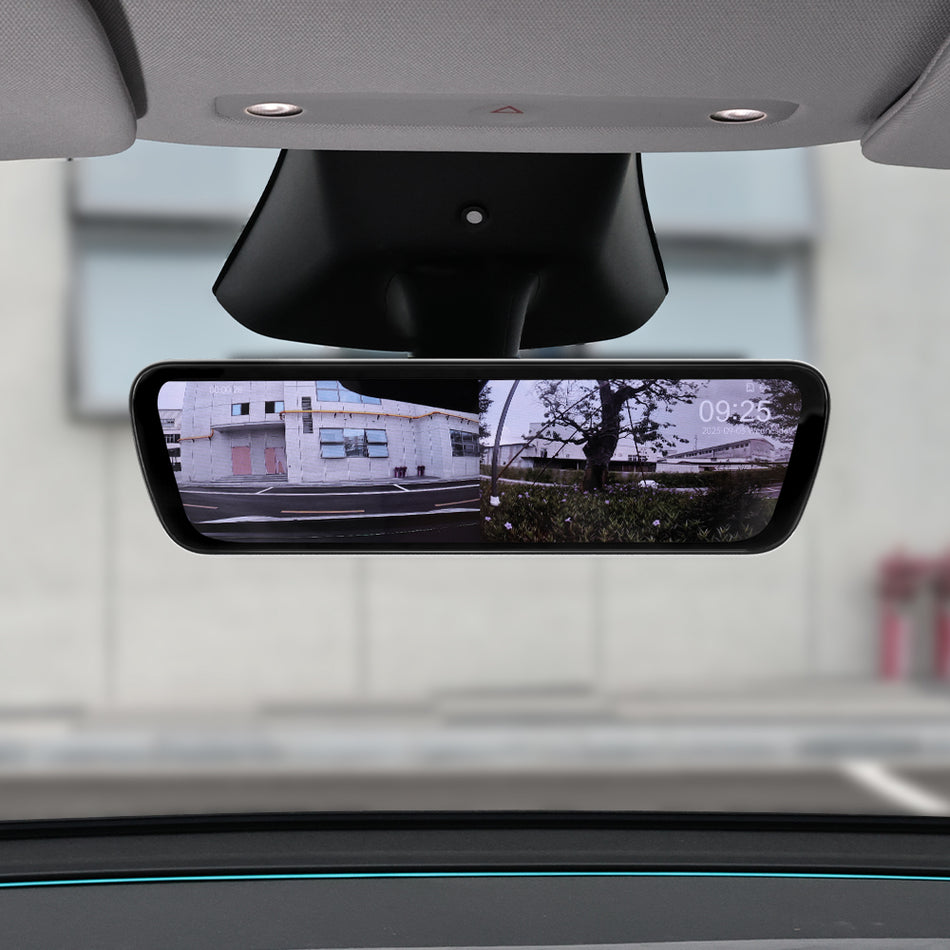 Model Y Juniper/3 Highland Media Rearview Mirror Dash Cam 9.35 Inch Live Streaming Recorder for Tesla