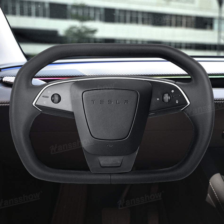 Model Y Juniper/3 Highland Cybertruck Style Steering Wheel 2.0 Inspired by Cybertruck