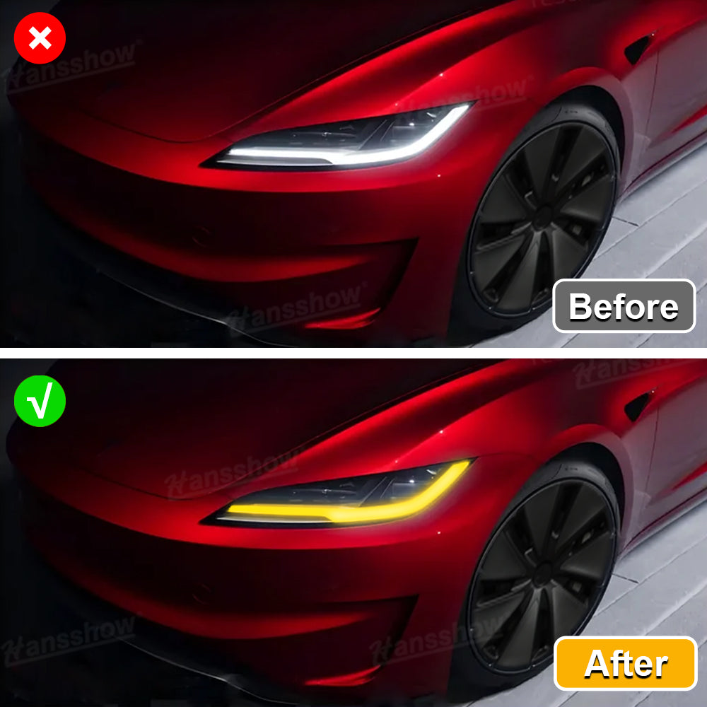 Model Y Juniper/3 Highland Daytime Running Lights LED Headlights DRL U ...