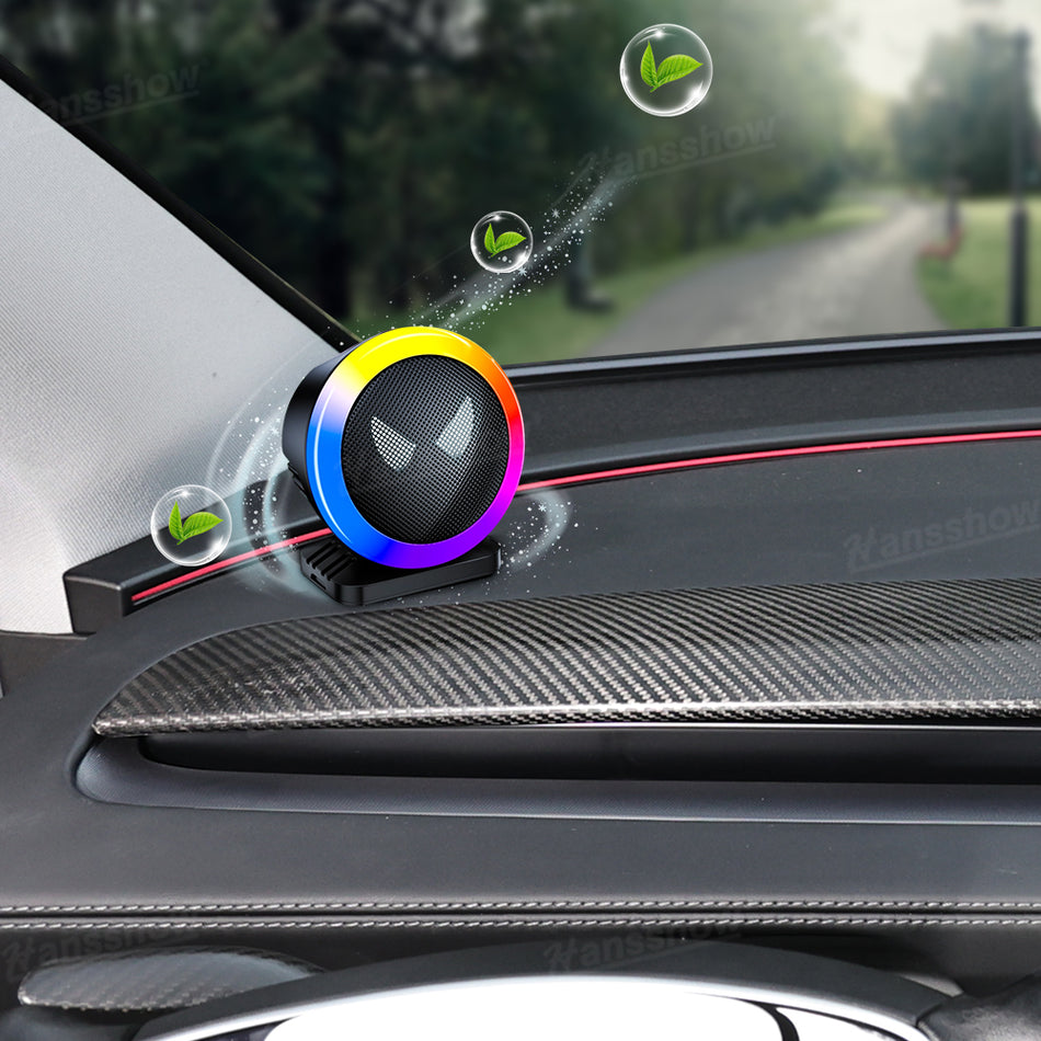 Dashboard Air Freshener Ambient Lighting with Demon Fish Eyes for Tesla Model Y Juniper&3/Y/S/X/Cybertruck