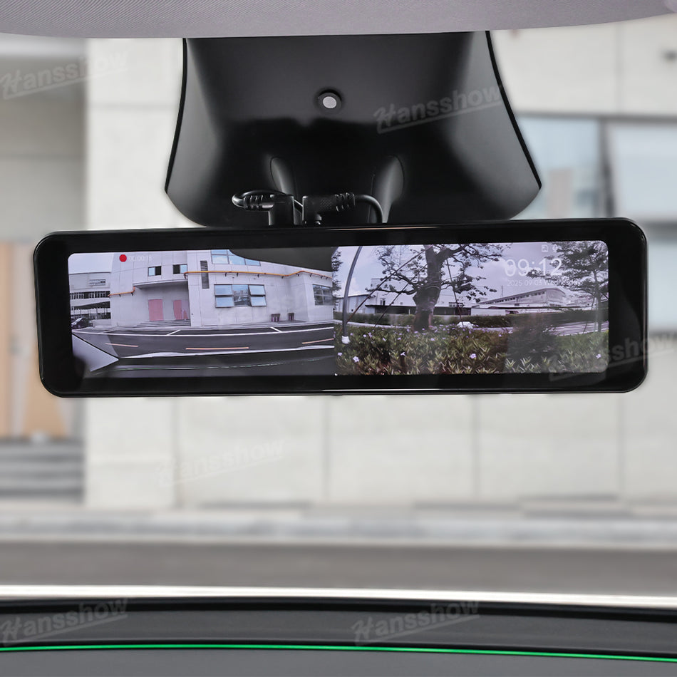 Media Rearview Mirror 3.0 for Model Y Juniper/3 Highland Dash Cam 10 Inch Live Streaming Recorder