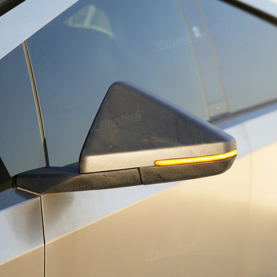 Cybertruck Side Mirror LED Turn Signal Lights Sequential Amber Replacement