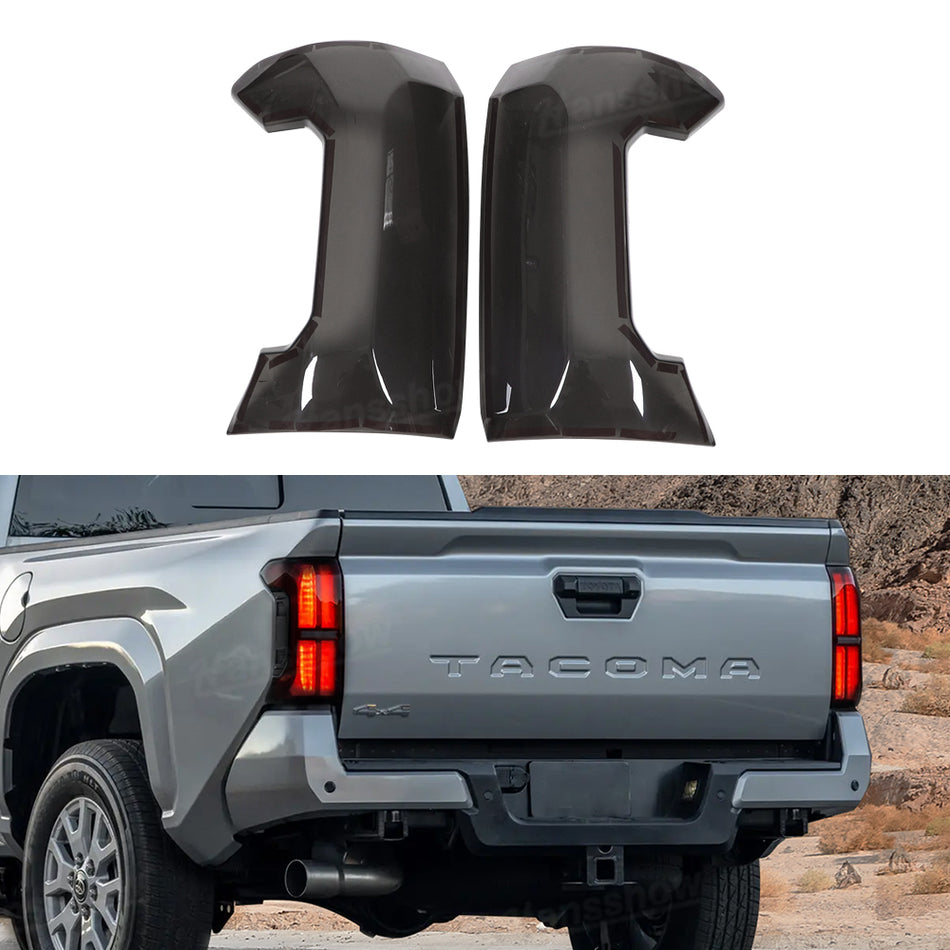 Tacoma Tail Light Cover Smoked Rear Light Cover Taillights Overlay for Toyota