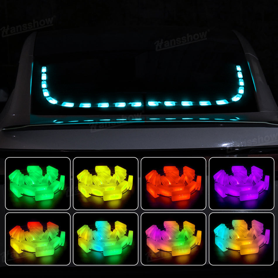Rear Window RGB Ambient Light Strips with App & Remote Control for Model Y/Y Juniper & Model 3/3 Highland