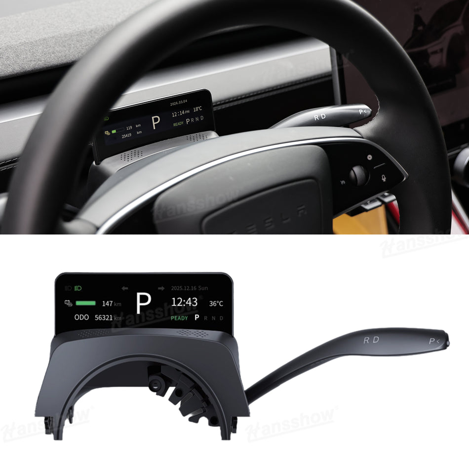 Model Y Juniper/3 Highland Right Side Gear Shift Control Stalk with 3.7" Integrated Display Upgrade Kit 2.0 for Tesla