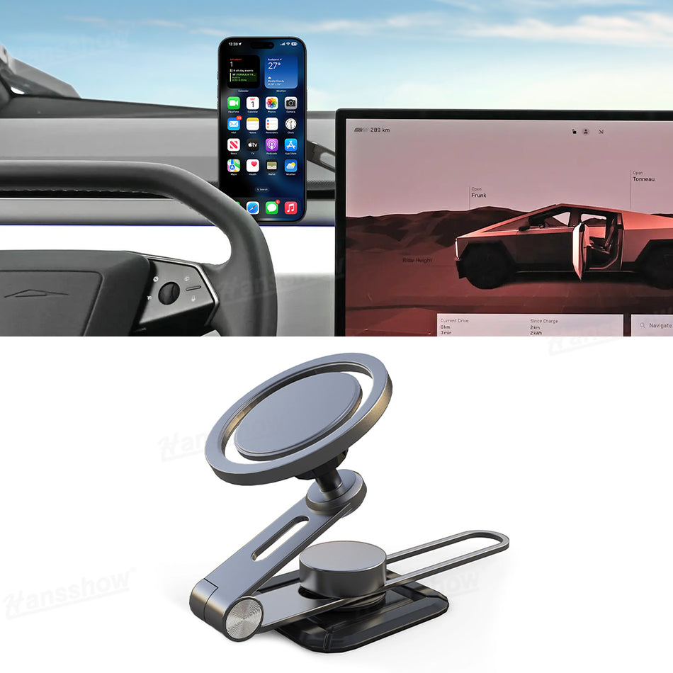 Phone Holder Adjustable Magnetic Phone Mount for Tesla Model Y Juniper & 3/Y/S/X/Cybertruck