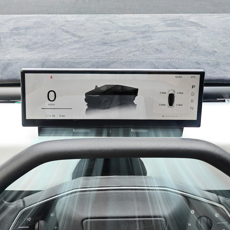 Cybertruck Heads Up Display 10.88-Inch Instrument Cluster Display Smart Dashboard Touch Screen