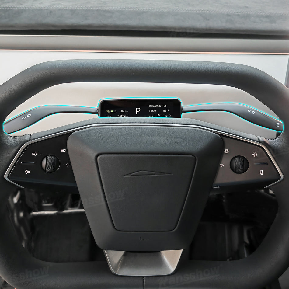 Cybertruck Gear Shift Control Stalks with 3.71" Heads Up Display Upgrade Kit for Tesla