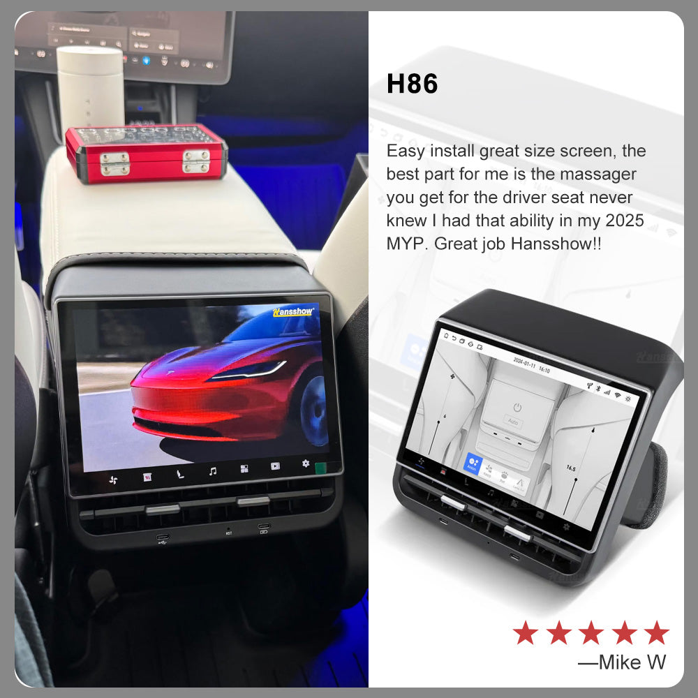 Hansshow H86 Android Rear Entertainment Screen - Advanced