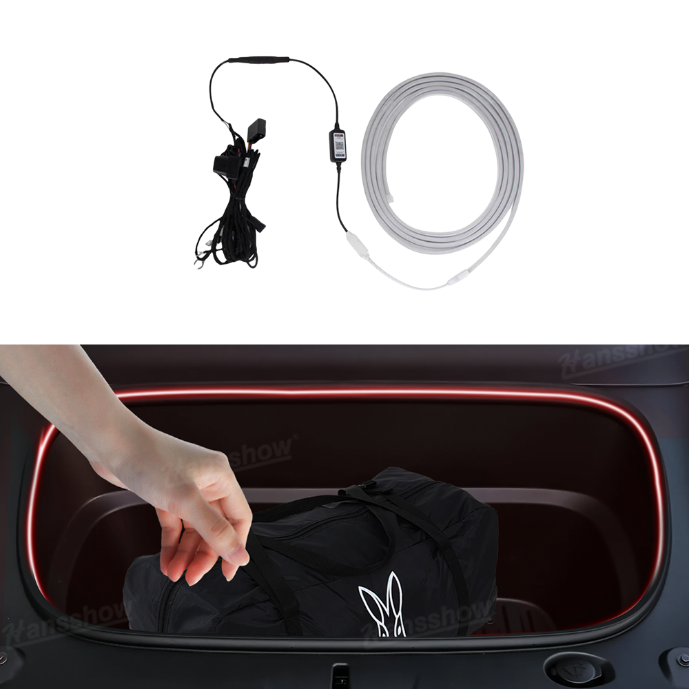 Model Y Juniper Front Trunk LED Light Strip RGB For Tesla Ambient Ligh ...