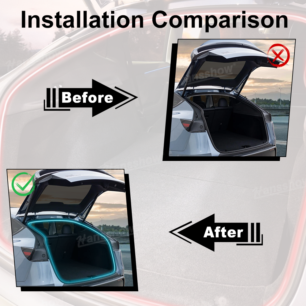 Model Y Juniper Rear Trunk Ambient Lighting RGB LED Light Strips for T ...