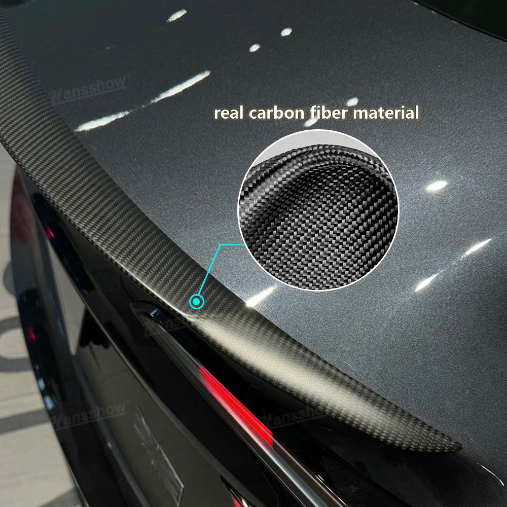 Hansshow Model 3 Highland Spoiler Wing Real Carbon Fiber with Performa