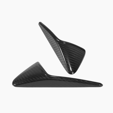gloss carbon fiber side camera cover